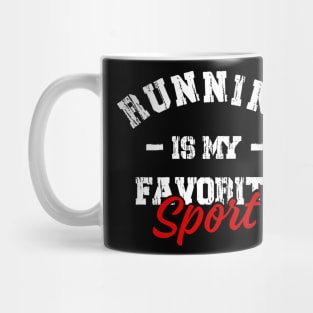 Running is my favorite sport Mug